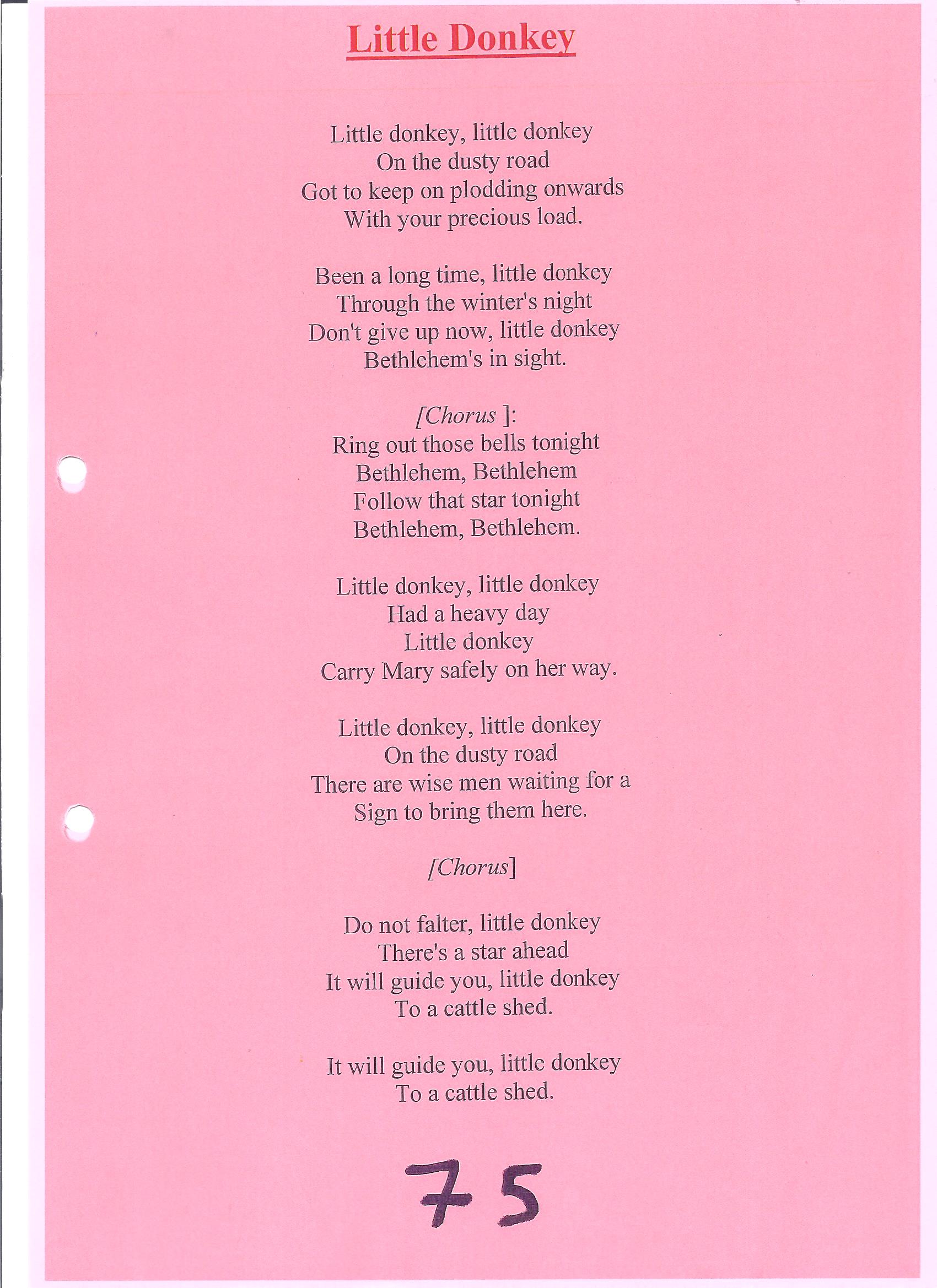 The Christmas Song Lyrics Printable